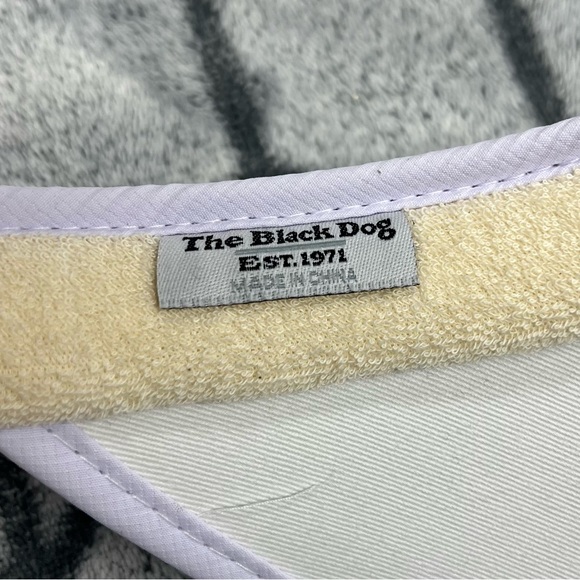 The Black Dog Ladies Fit Visor Clip On White Hat Golf Preppy Est. 1971 NWT V - Picture 7 of 7